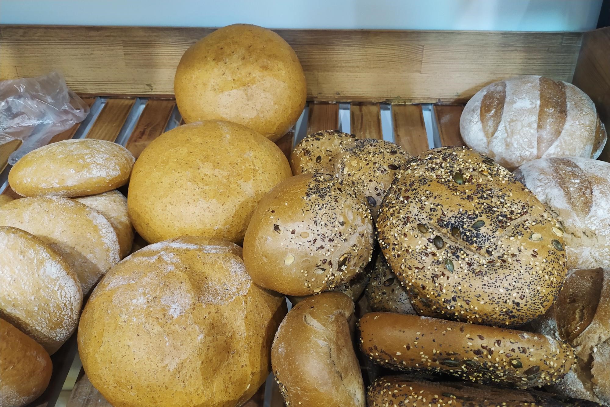 Productos artesanos elaborados por la Panadería Pastelería Virgen del Carmen